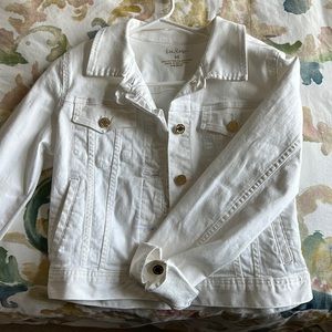 Lilly Pulitzer White Jean Jacket